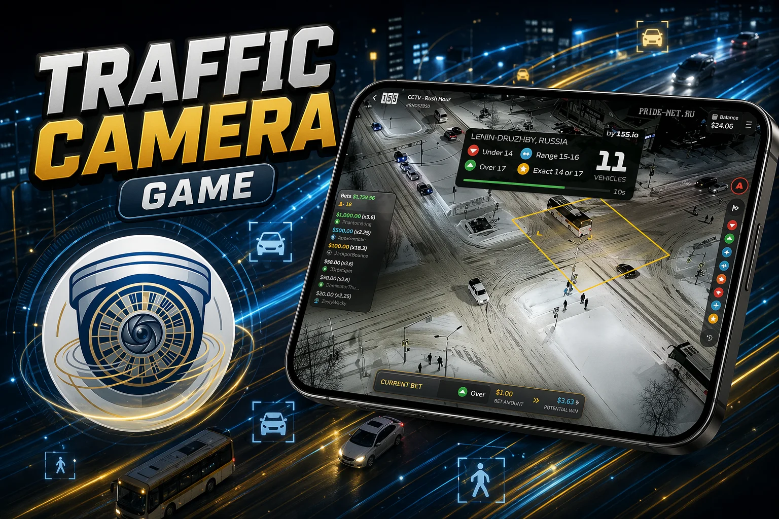 Traffic Camera Game App